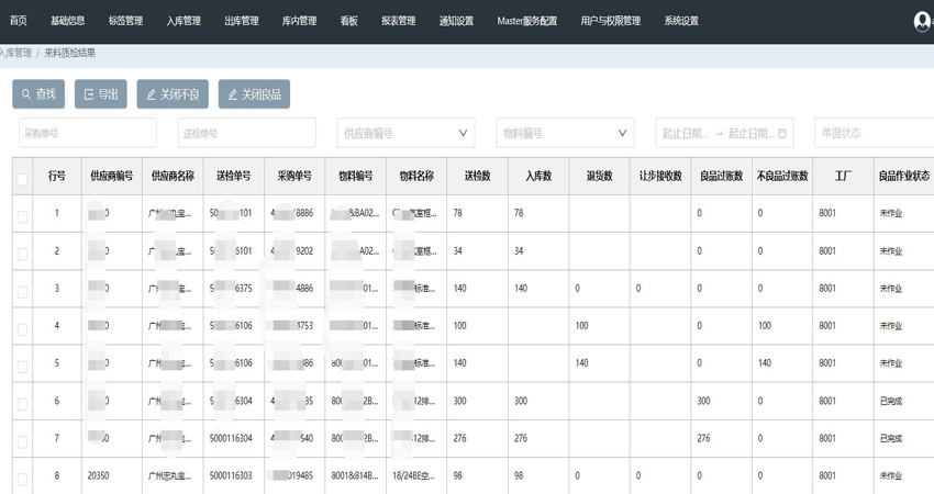 倉儲管理流程方案—質(zhì)檢管理
